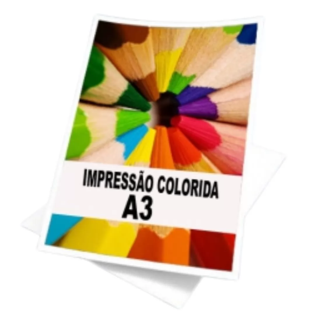 MAT. P/ IMPRESSÃO OU CÓPIA A3 COLORIDA