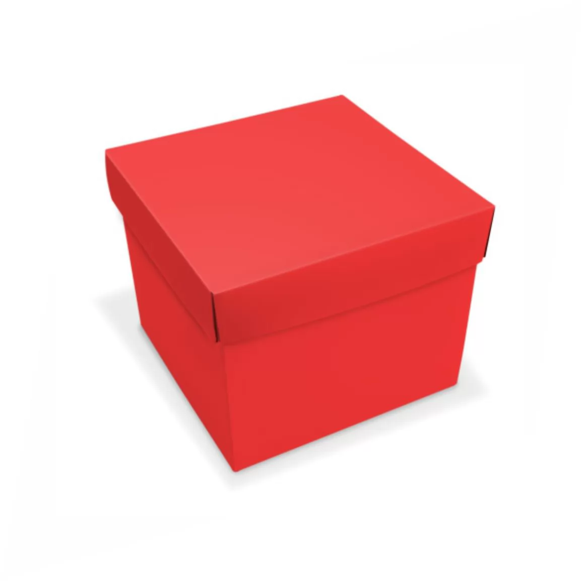 CAIXA PRESENTE 15X15X12CM VERMELHO