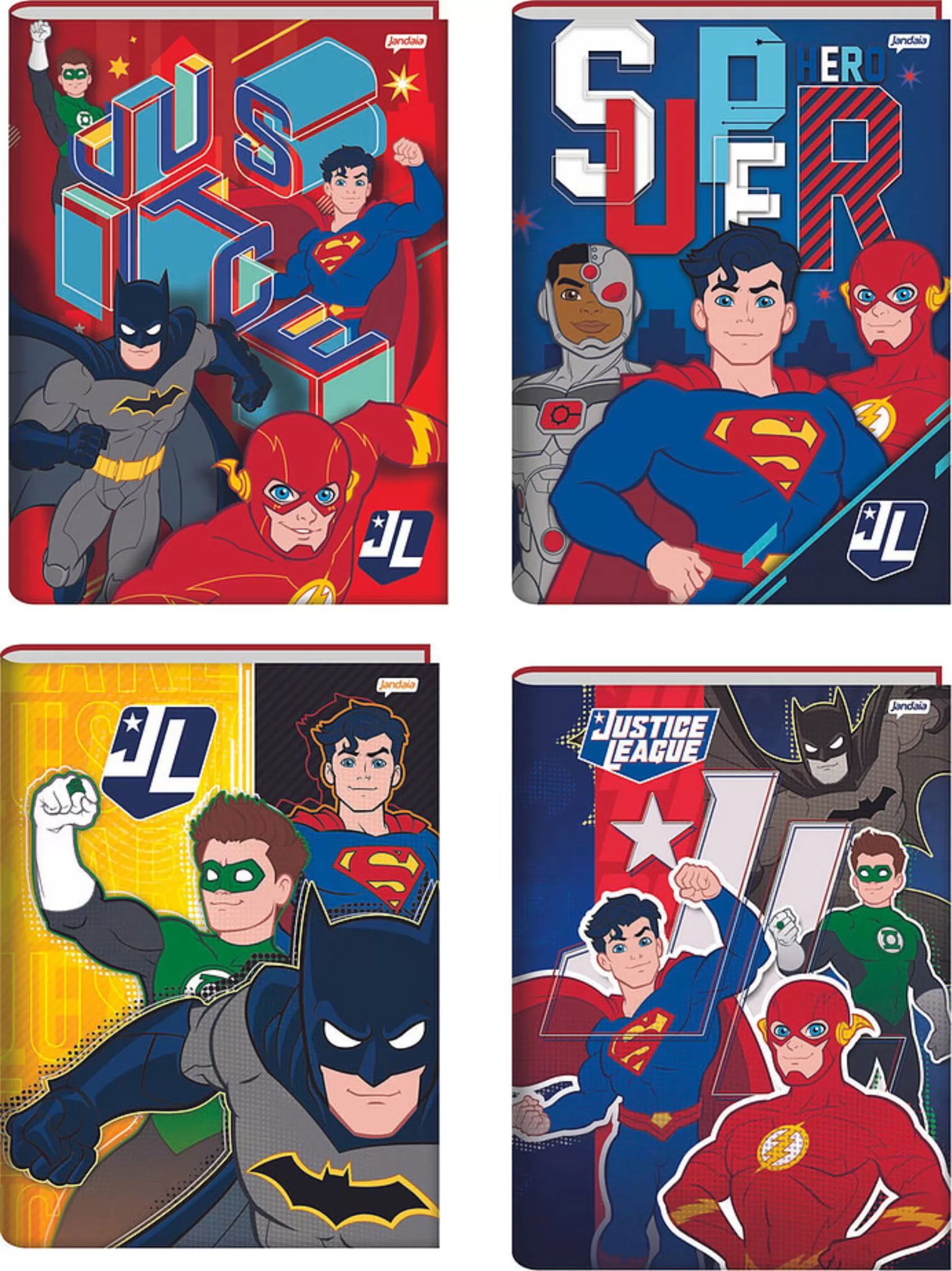 CADERNO BROCHURA 80FLS LIGA DA JUSTIÇA  - JANDAIA