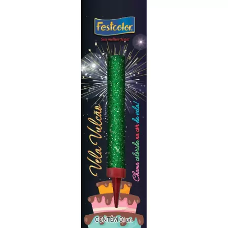 VELA VULCÃO VERDE