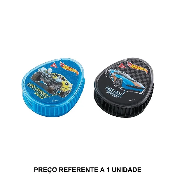 APONTADOR COM DEPOSITO 1F TRIS HOT WHEELS