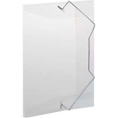 PASTA PP ABA  ELÁSTICO OFÍCIO 335X235MM A02 B CRISTAL PLASCONY