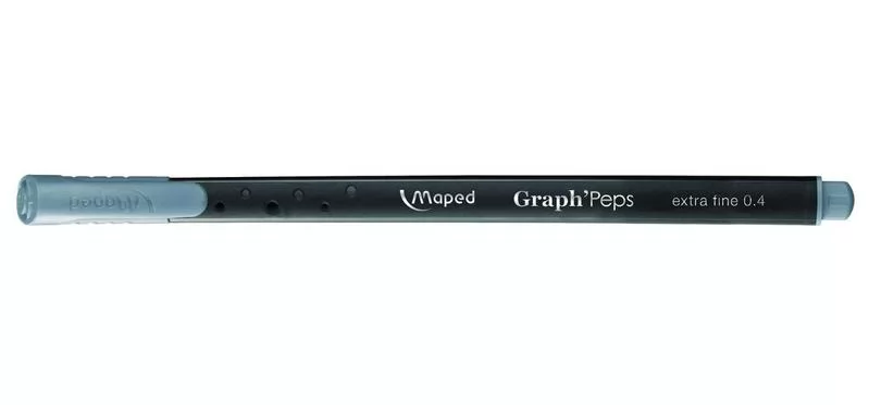 CANETA FINELINER GRAPH PEPS CINZA