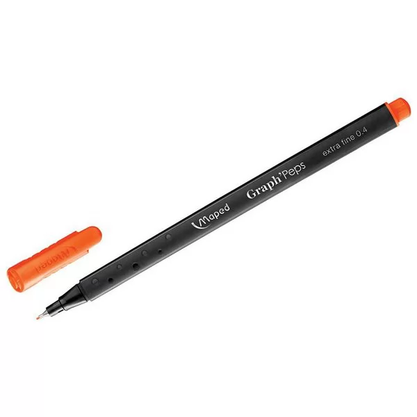 CANETA FINELINER GRAPH PEPS LARANJA