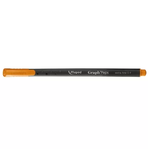CANETA FINELINER GRAPH PEPS LARANJA ESCURO