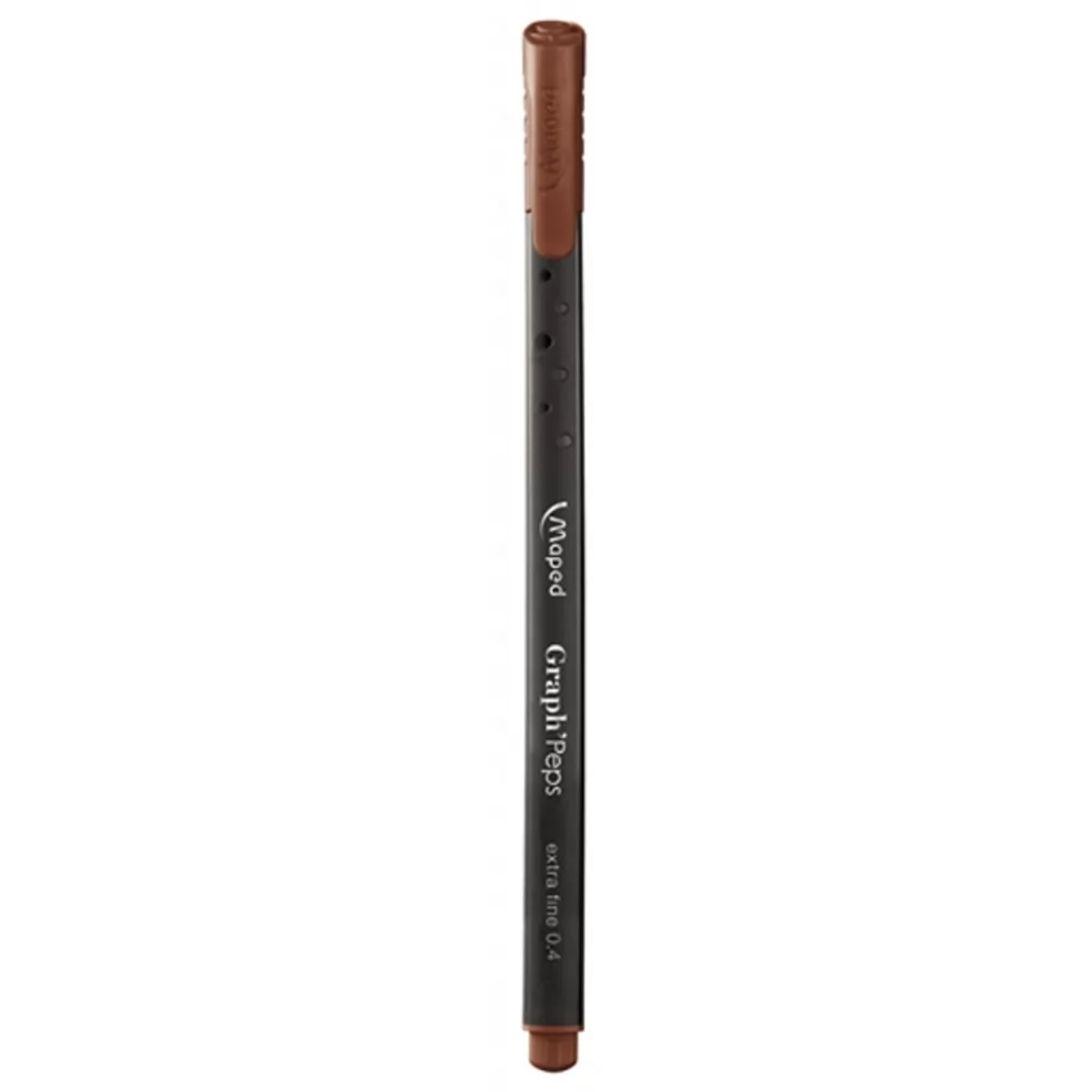 CANETA FINELINER GRAPH PEPS MARROM