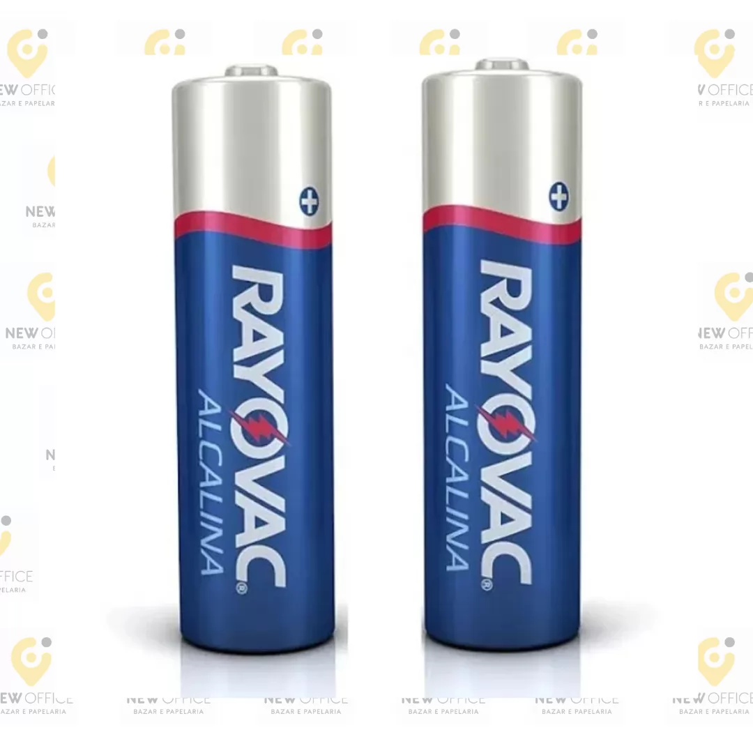 PILHA ALCALINA PEQUENA AA BLISTER 2 UN. - RAYOVAC