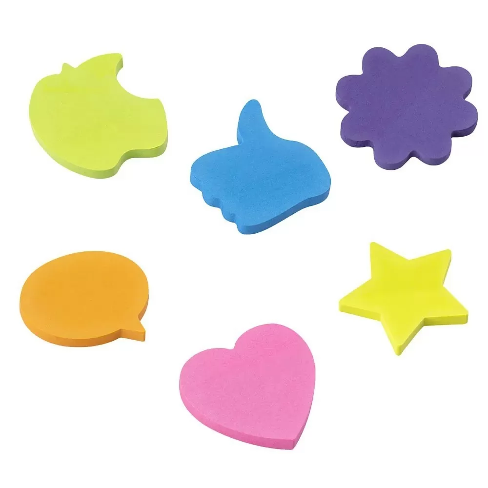 BLOCO SMART NOTES 45X45MM- COLORIDO NEON - 50FLS  UN SORTIDO