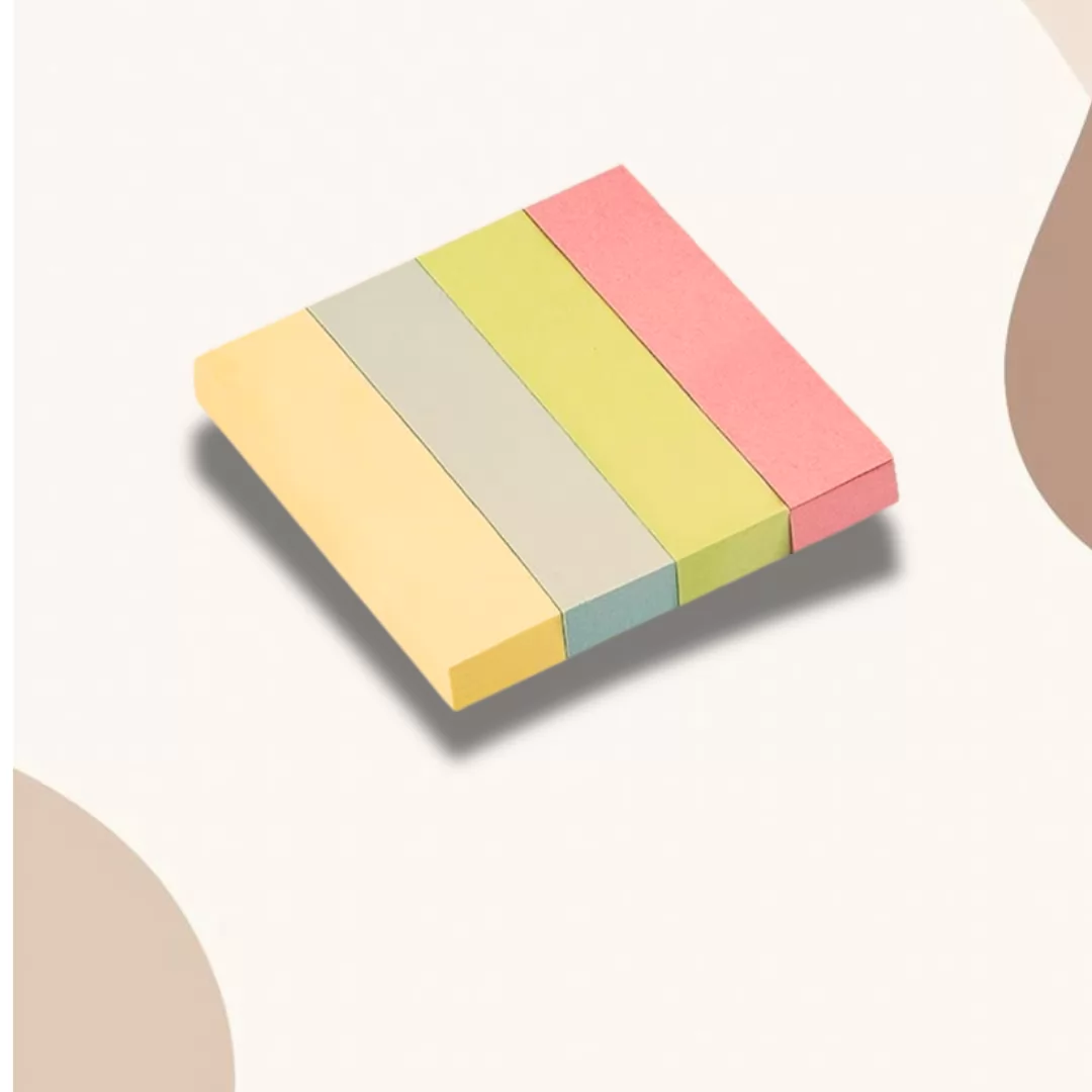 BLOCO SMART NOTES 19X76MM- COLORIDO PASTEL - 100FLS - 4BLOCOS
