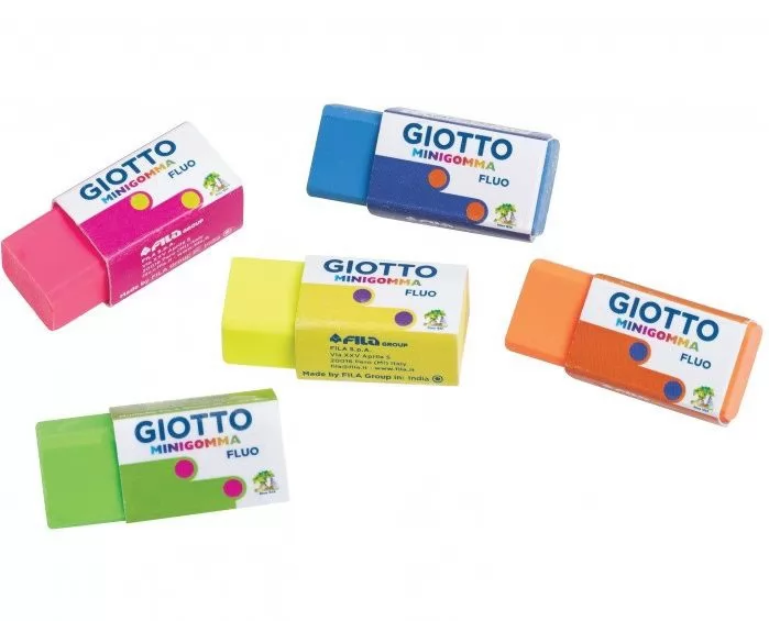 BORRACHA GIOTTO FLUO SORTIDA UNIDADE