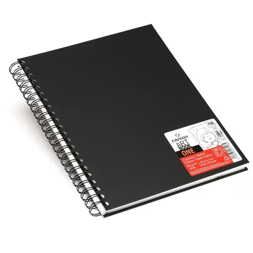 CADERNO ARTBOOK ONE ESPIRAL 80FLS A4+ 100GM2