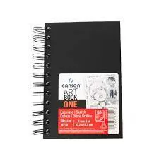 CADERNO ARTBOOK ONE ESPIRAL 80FLS A6+ 100GM2