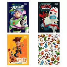 CADERNO BROCHURA UN TOY STORY 80FLS UN. CAPA SORTIDA