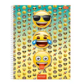 CADERNO EMOJI 200FLS CAPAS SORTIDAS- FORONI