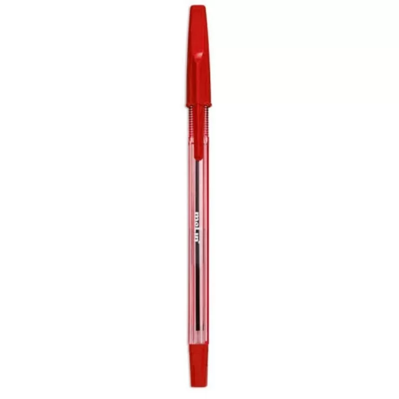 CANETA ESFEROGRÁFICA 0,7MM VERMELHO MOLIN