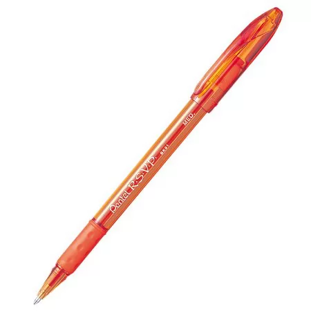 CANETA ESFEROGRÁFICA 1.0MM PENTEL LARANJA