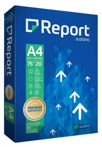 PAPEL A4 SUZANO REPORT PREMIUM 500 FLS (CAIXA)