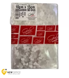 SAQ. TRANSP. 10X15 - 50 UN. - 913 LACINHOS