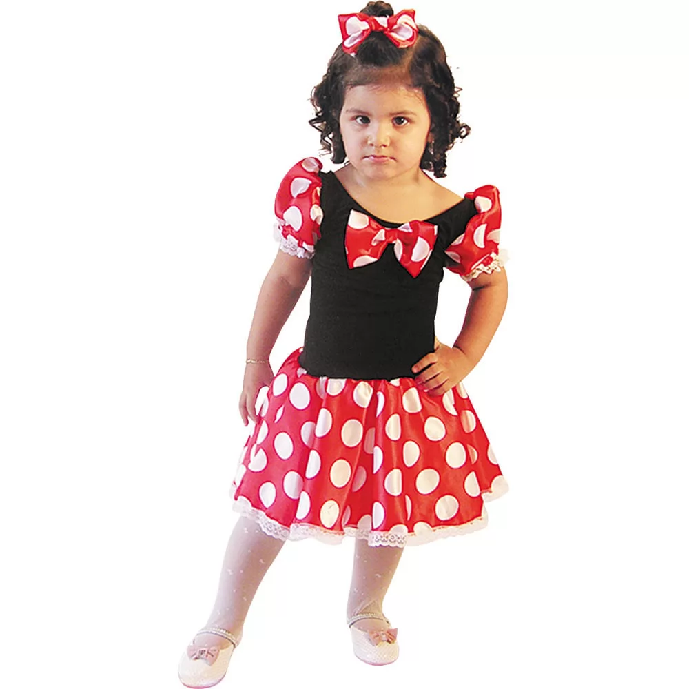 FANTASIA INFANTIL RATINHA MINNIE LUXO - BRINK MODEL