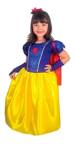 FANTASIA INFANTIL PRINCESA DE NEVE LUXO - BRINK MODEL