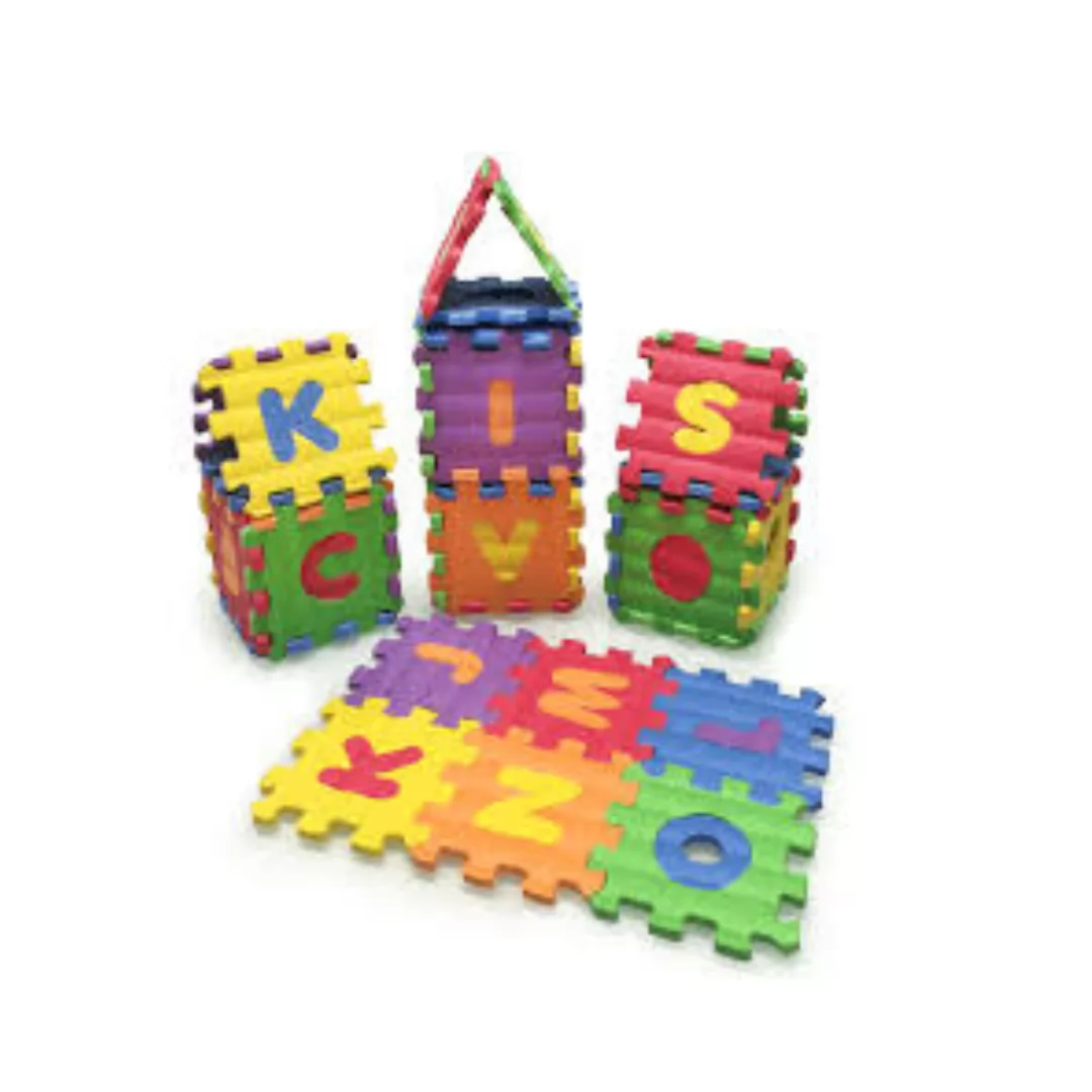 CASTELO ABC 26PC 8X8CMX5MM COLOR