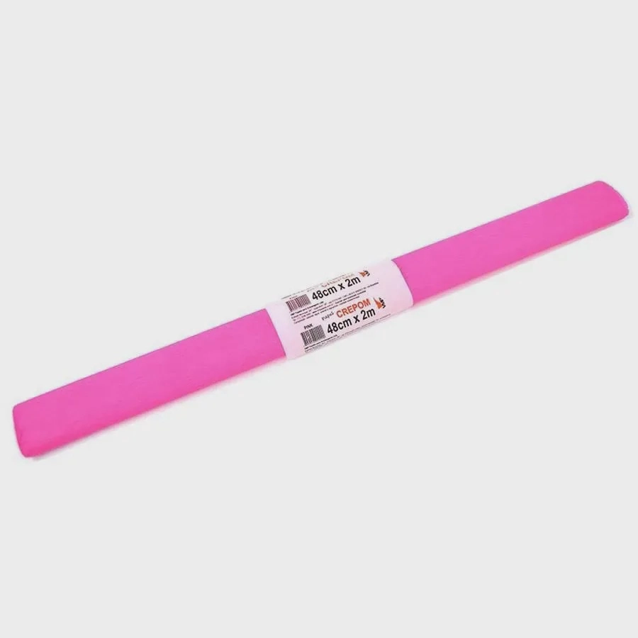 PAPEL CREPOM 48CMX2M VERMELHO VMP