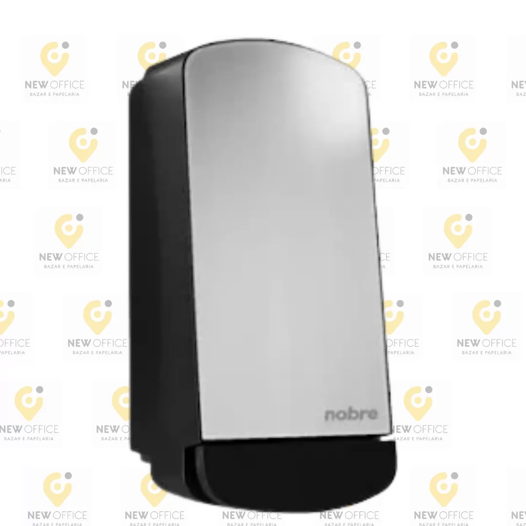 SUPORTE ESPUMA P SABONETE LÍQUIDO/ÁLCOOL GEL FRENTE EM AÇO INOX ESCOVADO NOBRE SELECT