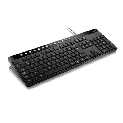 TECLADO MULTIMIDIA MULTILASER USB PRETO CHOCOLATE
