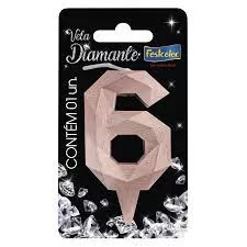 VELA DIAMANTE ROSE GOLD N 6