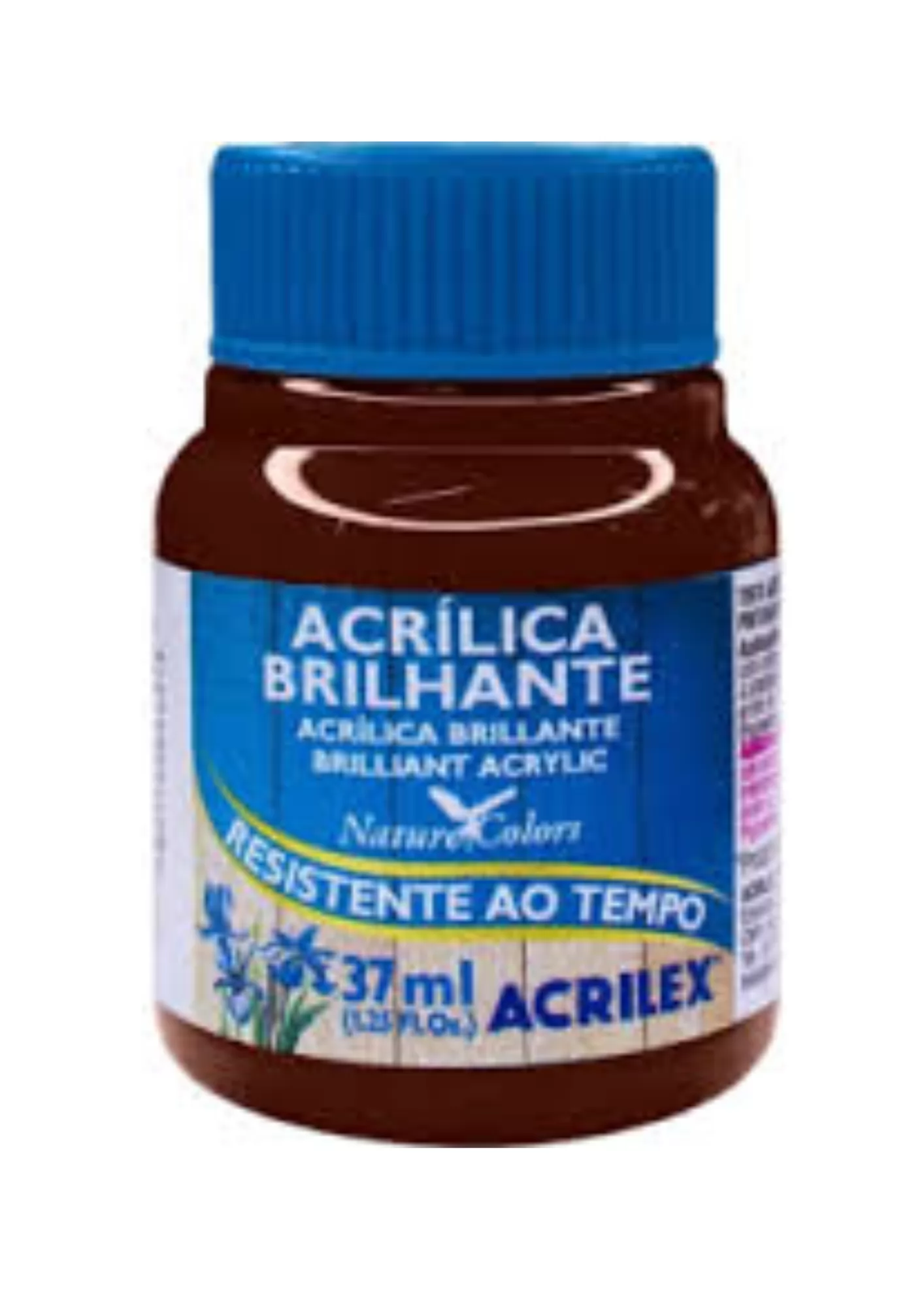 TINTA ACRILICA BRILHANTE 37ML MARROM