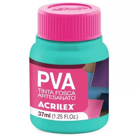 TINTA PVA FOSCA ARTESANATO 37ML VERDE AGUA