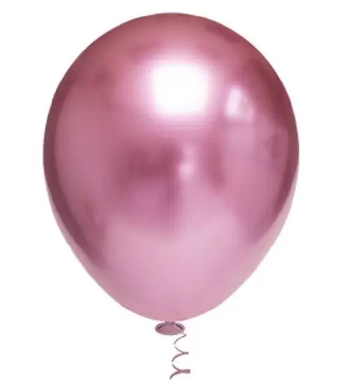 BALAO PLATINO REDONDO 05 ROSA PIC PIC 25 UN