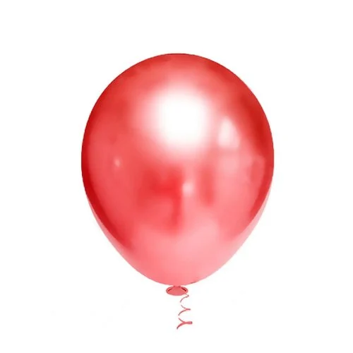 BALAO PLATINO REDONDO 09 VERMELHO PIC PIC 25 UN