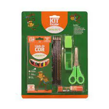 KIT LAPIS DE COR 12 CORES LEOELEO SORTIDO