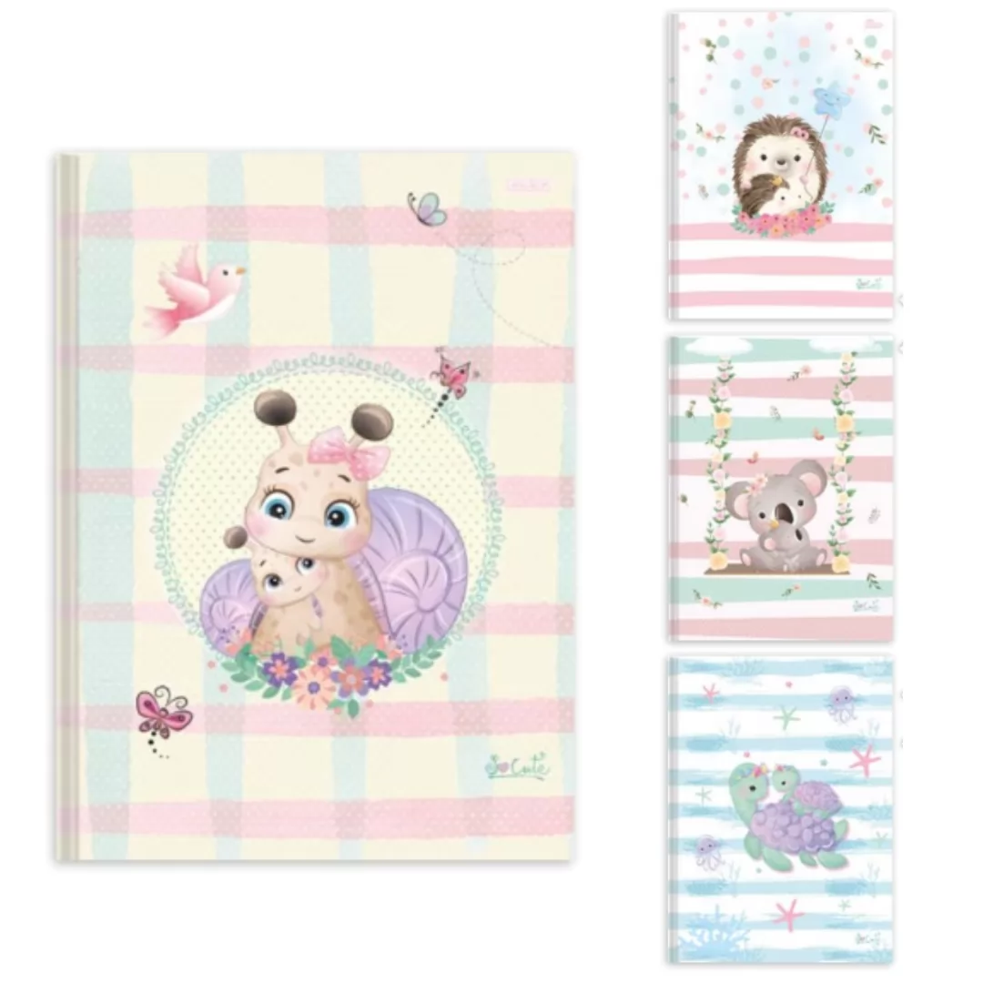 CADERNO BROCHURA 1/4 80F SO CUTE UN. SORTIDO