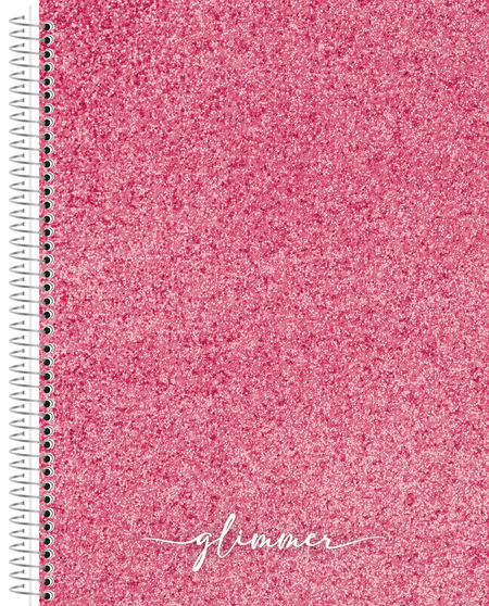 CADERNO COLEGIAL 1M 80F GLIMMER