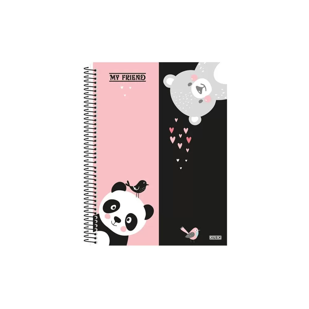 CADERNO UNIVERSITÁRIO 1M 80F MY FRIEND
