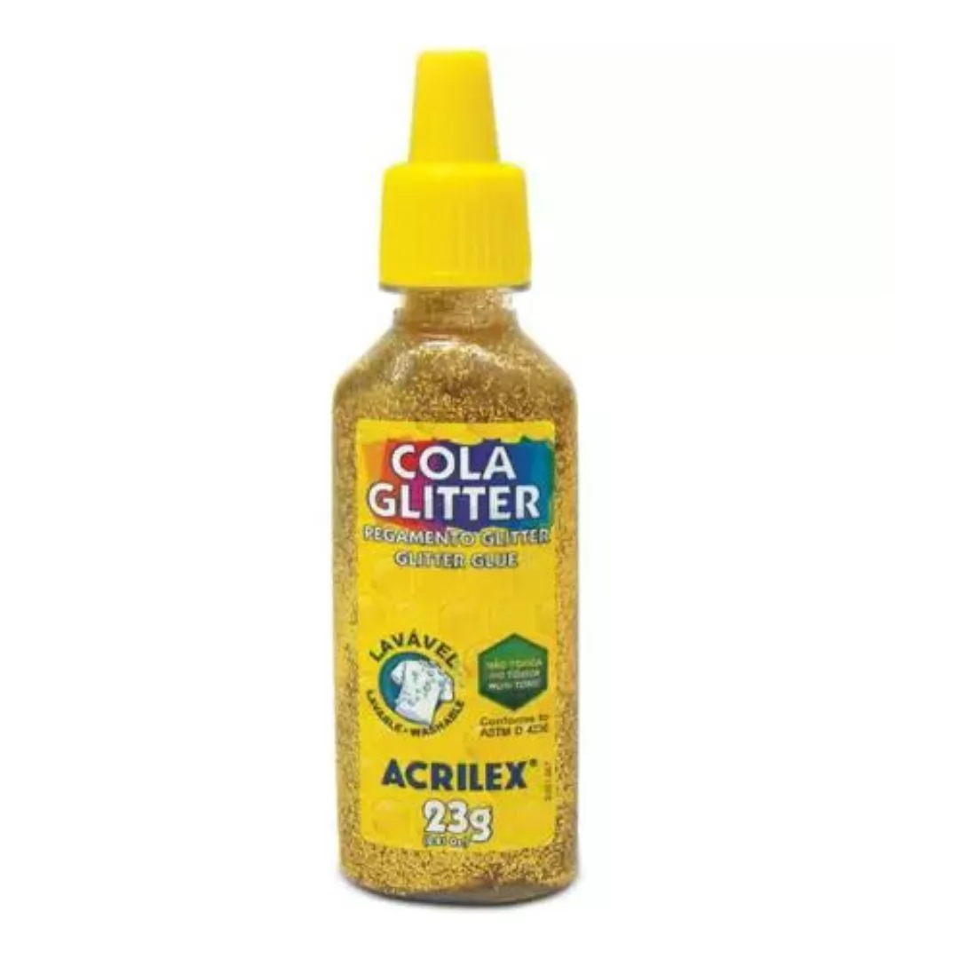COLA GLITTER 23G COR OURO