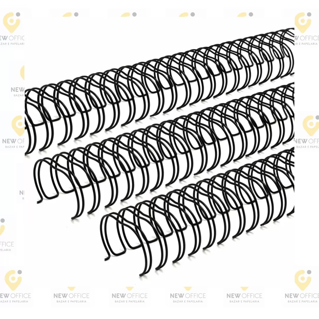 SPIRALTECK PRETO 9/16 (ATÉ 100FLS.)