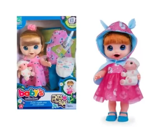 BONECA BABYS COLLECTION CONTOS DE FADAS RUIVA