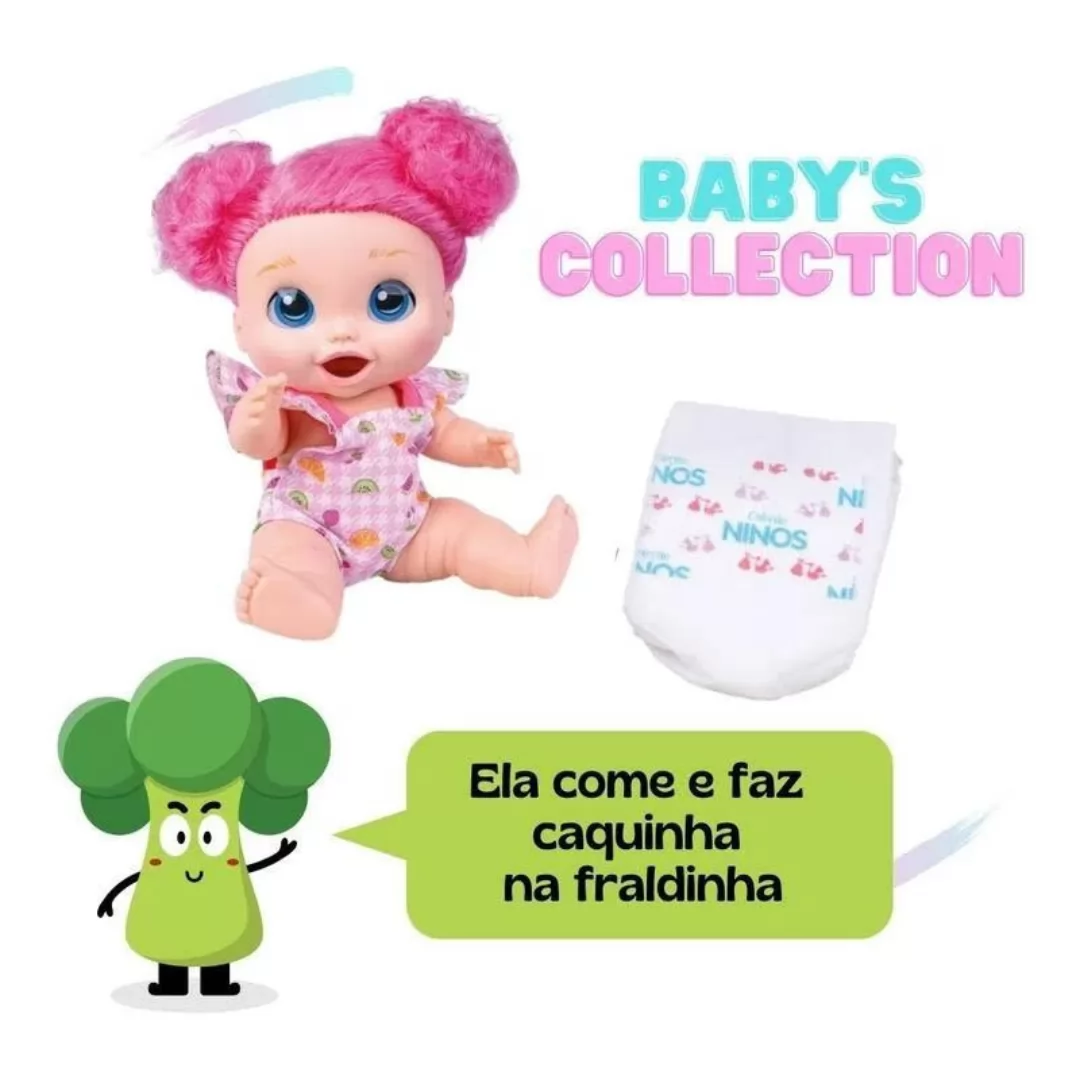 BONECA BABYS COLLECTION KITCHEN PAPINHA