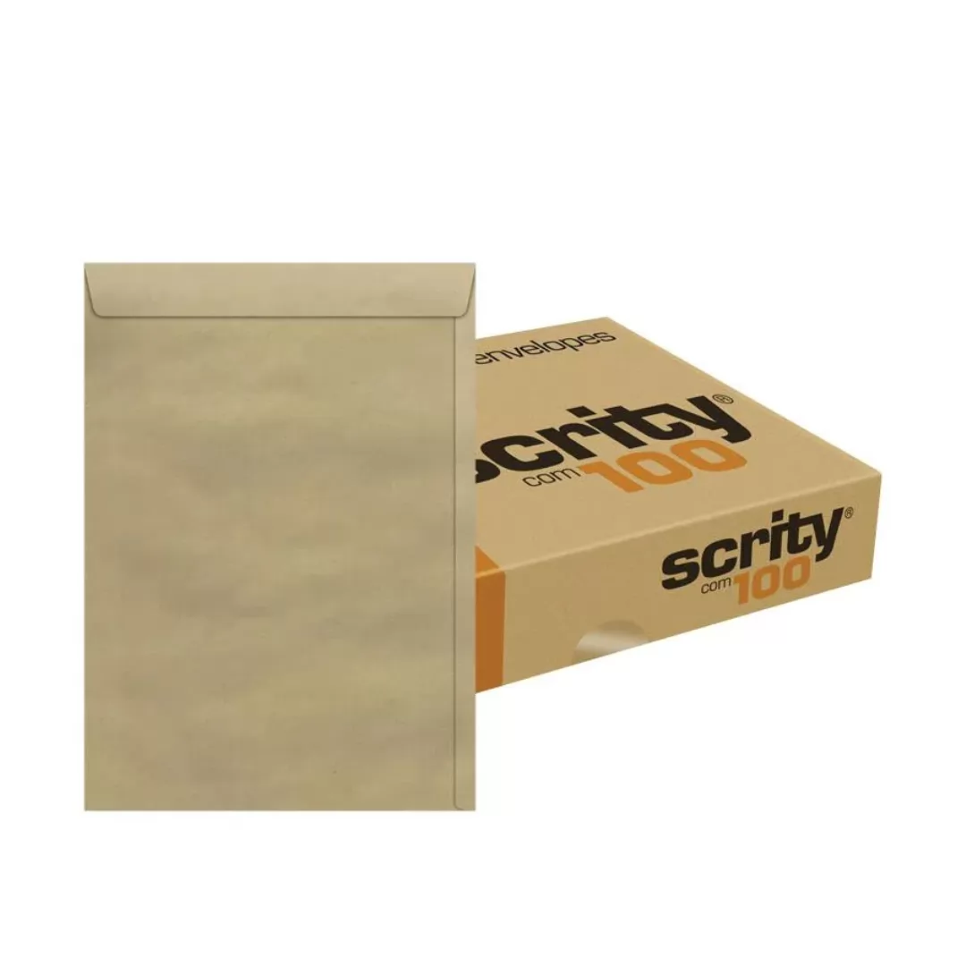 ENVELOPE KRAFT 240X340 80G UNI- SCRITY