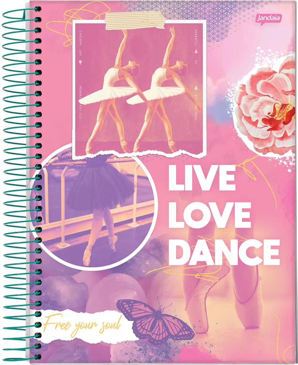CADERNO 10M 160FLS GRIP - JANDAIA