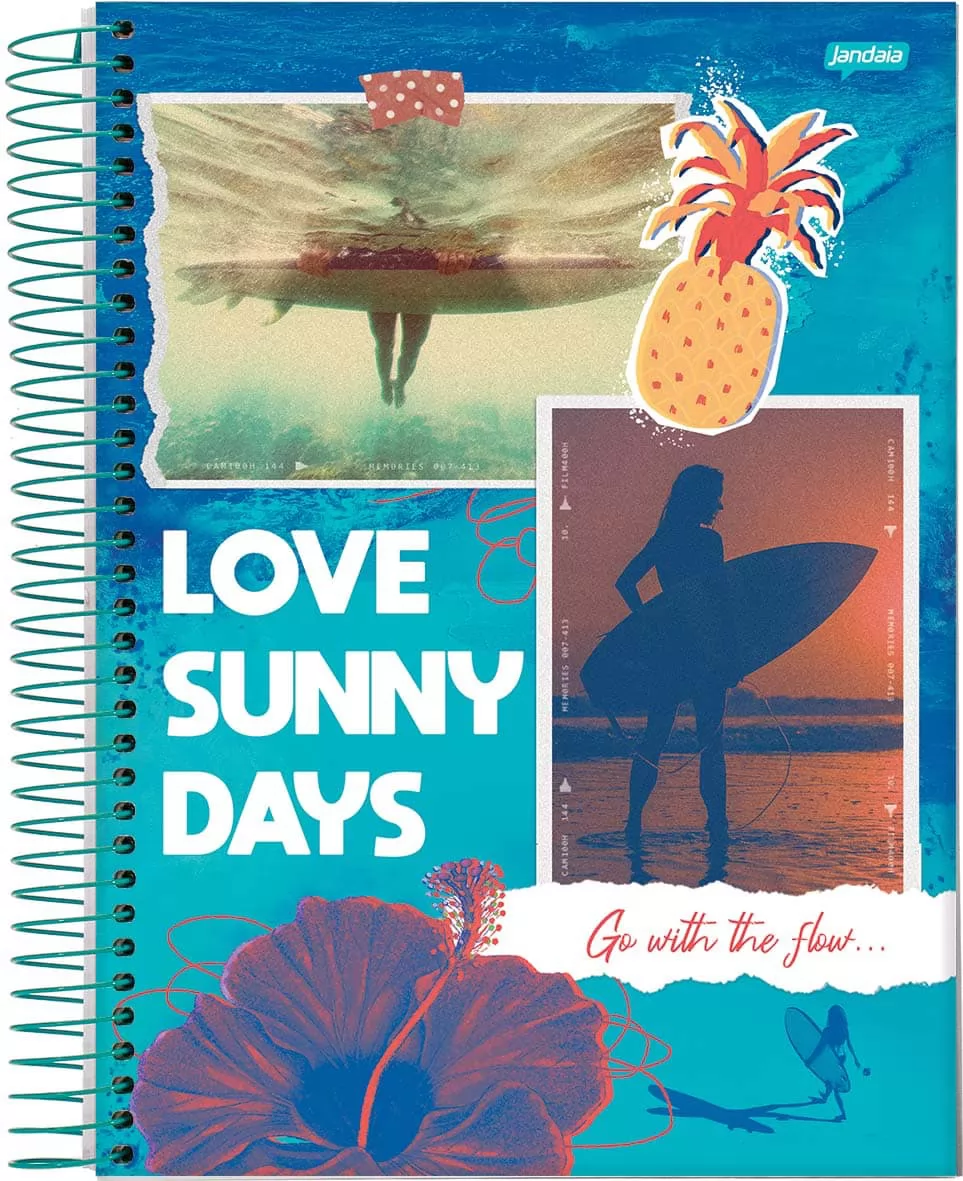 CADERNO ESPIRAL UNIVERSITÁRIO 1X1 80FLS GRIP