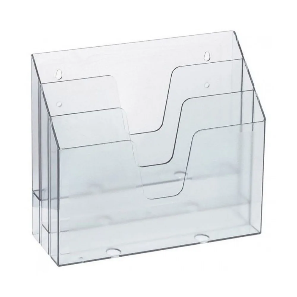 ORGANIZADOR TRIPLO OFFICE CRISTAL SELADO