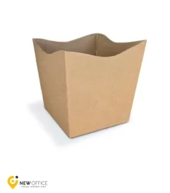 CACHEPÔ G 15,5X16,5X15,5CM ESTAMPA KRAFT- JR EMBALAGENS