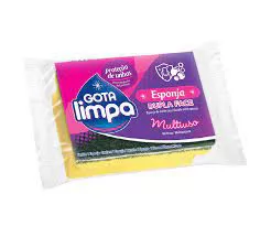 ESPONJA DUPLA FACE GOTA LIMPA