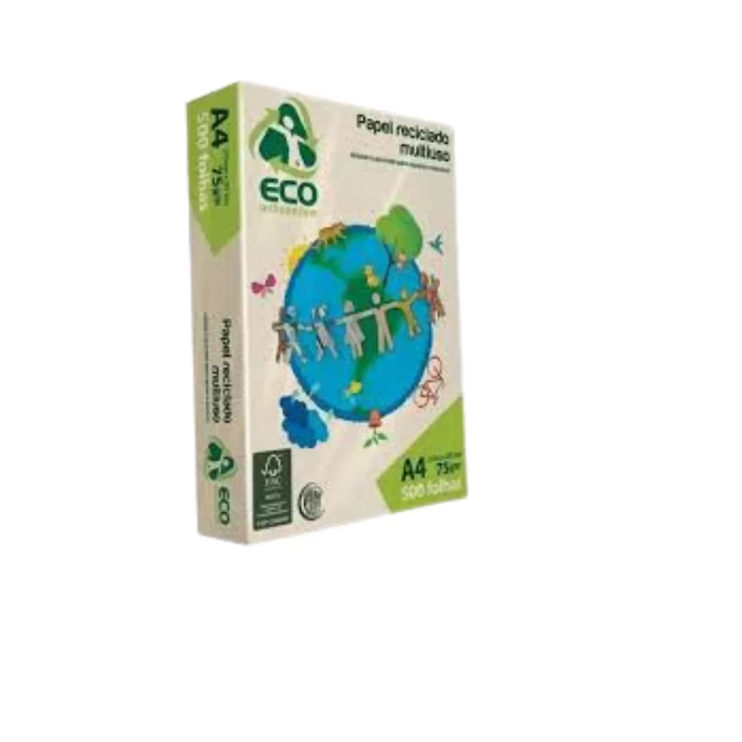 PAPEL RECICLADO MULTIUSO 75G 500FLS.