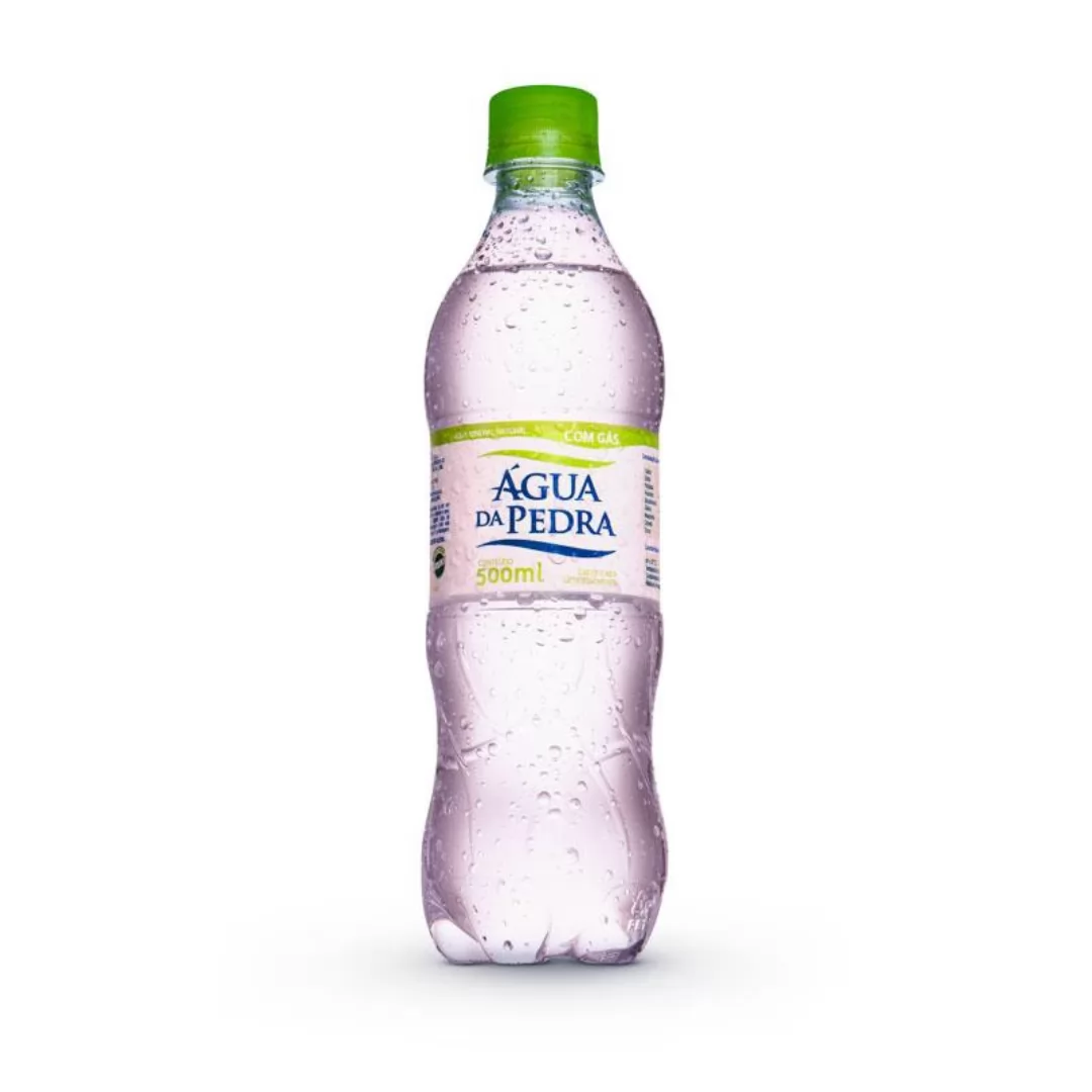 ÁGUA COM GÁS 500ML - ÁGUA DA PEDRA