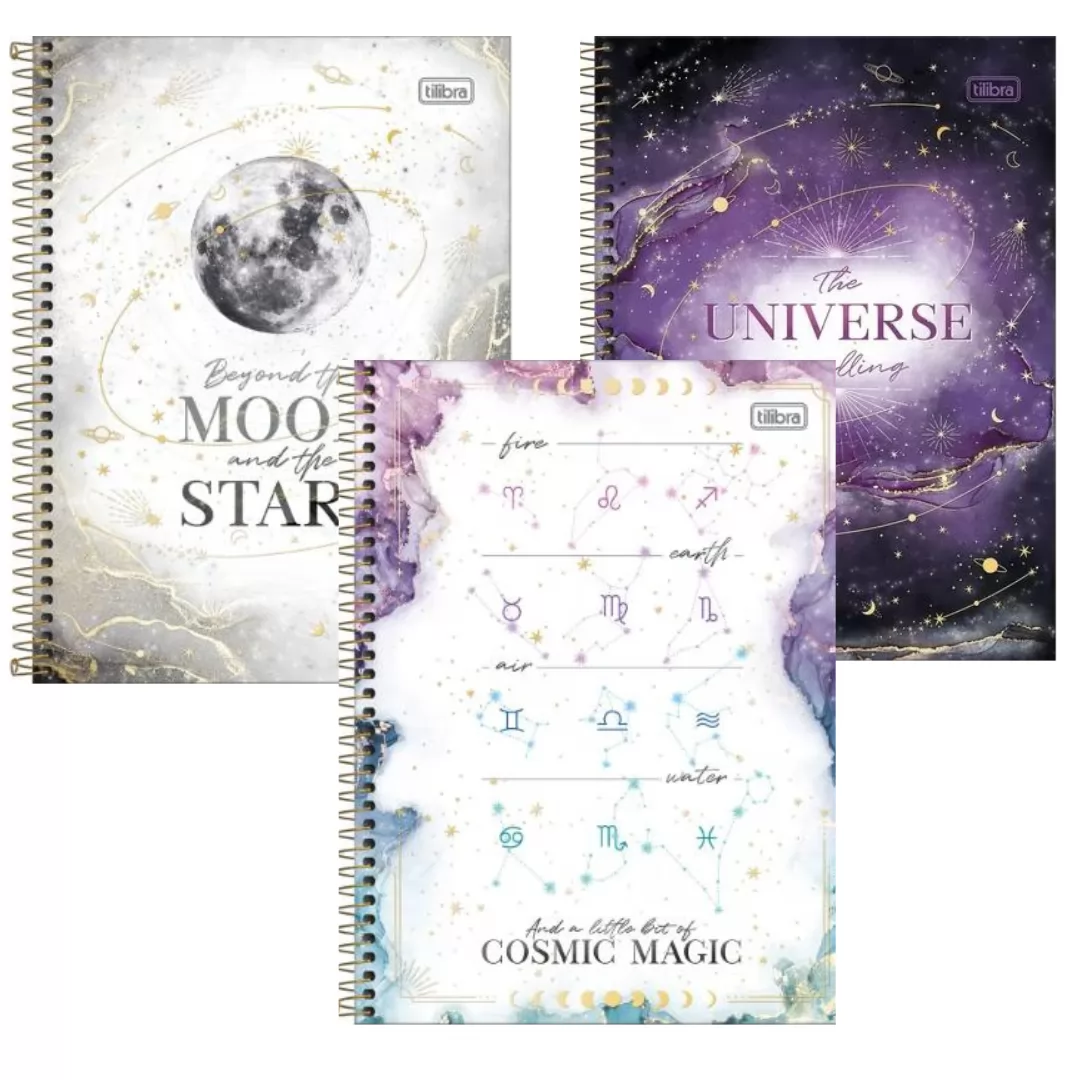 CADERNO  UNIVERSITÁRIO MAGIC 1M 80F